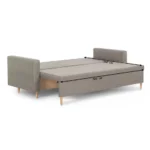 Kanapa sofa 3 osobowa z funkcją spania KEN rozzłożona wym